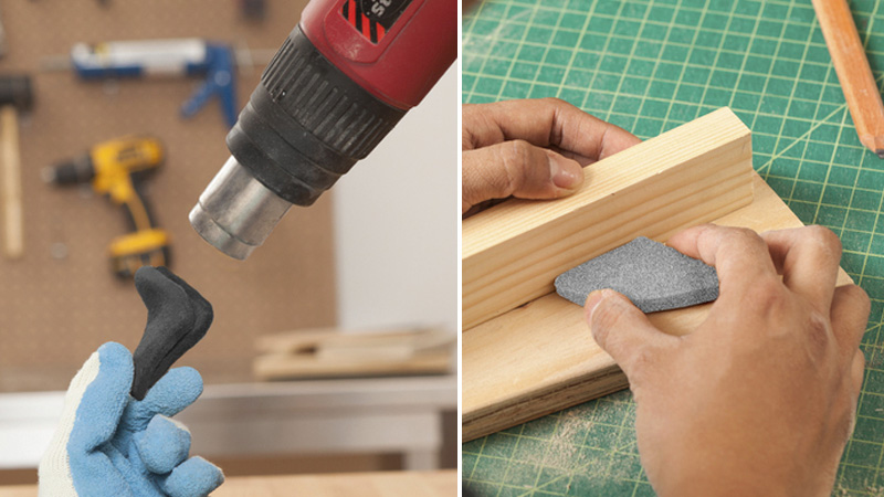 Illustration for article titled Moldable Sanding Blocks Are the Perfect Shape For Any Abrasion